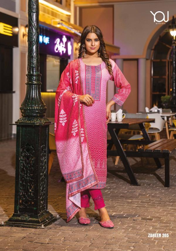 Wanna Zaheen Vol 2 Festival Wear Kurti Pant With Dupatta Collection